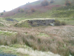 
The British Ironworks dam, October 2009